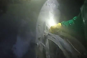 大同消防水池堵漏现场